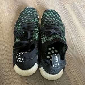 Green adidas boost sneakers M size 8